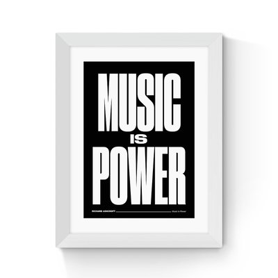 Music is Power by HollieGraphik EAST END PRINTS