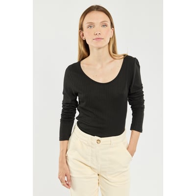 T-shirt manches longues en Lyocell et coton ARMOR-LUX