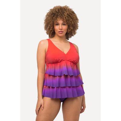 Tankini, dégradé de couleur, volants ULLA POPKEN