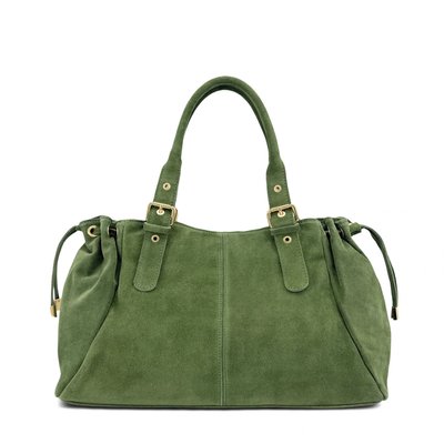 Sac bowling en croûte de cuir PRINCESSE SUEDE XL OH MY BAG