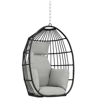 Fauteuil à bascule Acier Gris foncé OUTSUNNY