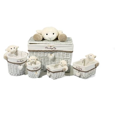 Paniers en rotin, set de 5, Sheep I ARTE ESPINA