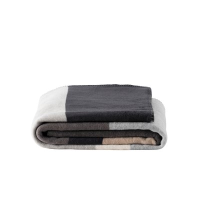 Plaid TIGNES CARRE BLANC