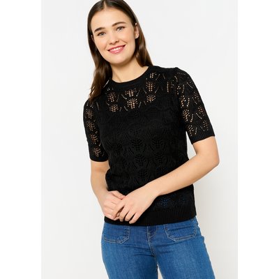Pull en crochet à manches courtes LOLALIZA