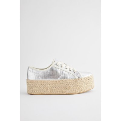 Baskets espadrilles à lacets NEXT