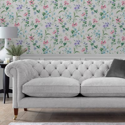 Papier peint fleuri Coquelicots Poppy Meadow LAURA ASHLEY