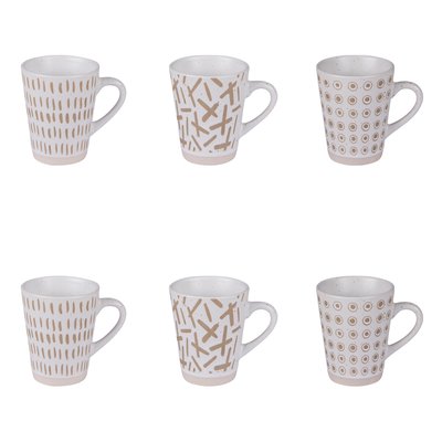 Coffret de 6 tasses   10 cl-TARA TABLE PASSION
