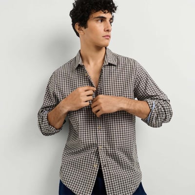 Chemise Coupe Regular À Carreaux En Popeline PEPE JEANS