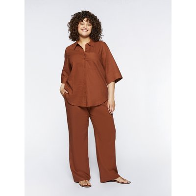 Chemise relaxed fit en lin et viscose FIORELLA RUBINO