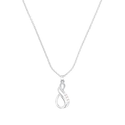 Collier en argent 925 et oxyde de zirconium CLEOR
