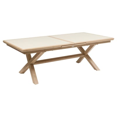 Table de jardin extensible 10 places en aluminium AXIOME HESPERIDE