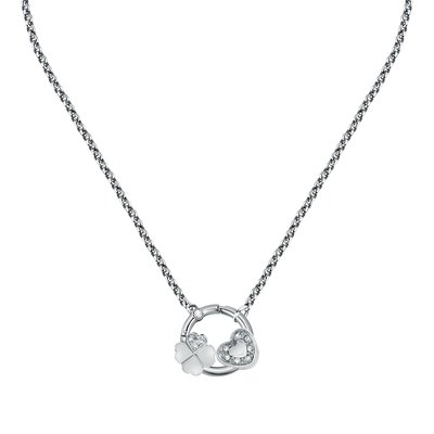 Collier en acier et cristaux DROPS MORELLATO