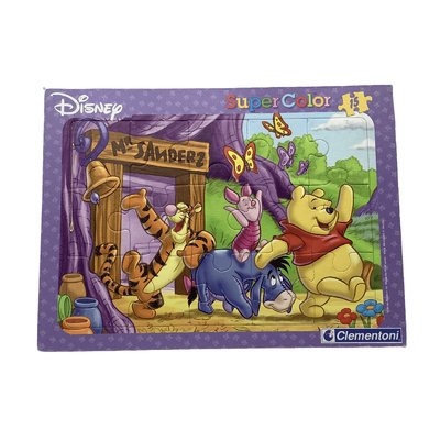 Puzzle 15 pièces Winnie l'Ourson et ses amis - Disney - Bon état CLEMENTONI