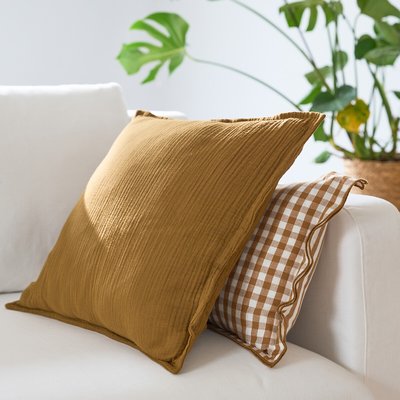 Housse de coussin gaze de coton, Kumla LA REDOUTE INTERIEURS