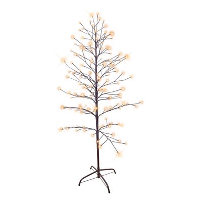 Arbre Lumineux Noel 1.5 M Ip44 Blanc Chaud Avec Flash 130 Led MILLUMINE
