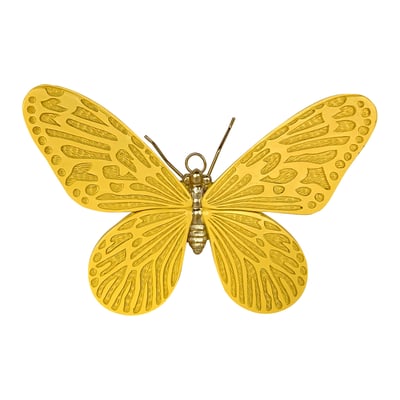 Déco murale papillon 18.4x12.5x6cm EMDE