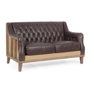 Canapé 2 places  Chesterfield - ARTHUR HELLIN, DEPUIS 1862