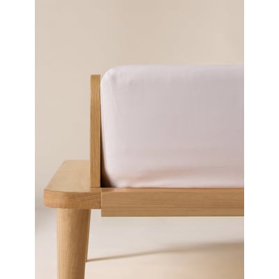 Drap-housse satin de coton uni CYRILLUS