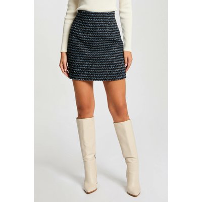 Jupe courte tweed MORGAN