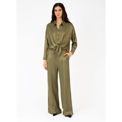 PANTALON EN SATIN PRISME AN'GE