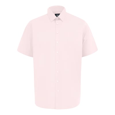 Chemise unie manches courtes LUCAS DUKE