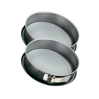Lot de 2 moules à gâteaux 28/28 cm en acier ENERGY ZENKER