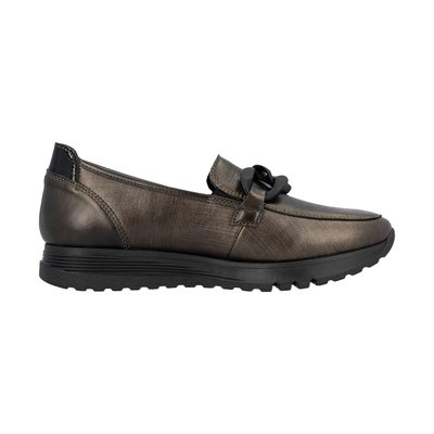 Mocassins cuir talon plat RIEKER