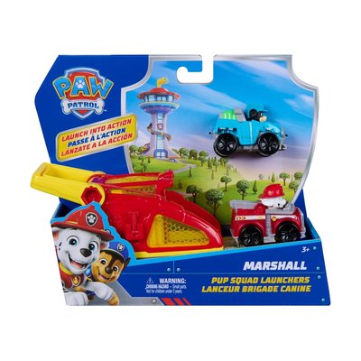 PAW Patrol Pup Squad Launcher Marshall & Rex – Équipe de sauvetage SPIN MASTER