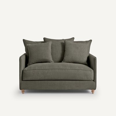 Sofá-cama 2 lugares, em algodão/linho, Lazare AM.PM