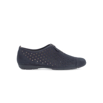 Ballerines en  à talon décroché effet galvanisé GABOR