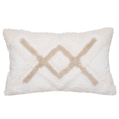 Housse de coussin tufté 30x50 ATMOSPHERA
