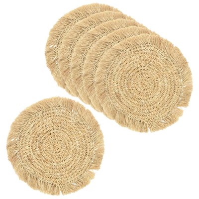 Set de table en raphia (Lot de 6) Rond AUBRY GASPARD