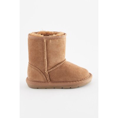 Bottes chaudes en daim doublées à enfiler NEXT