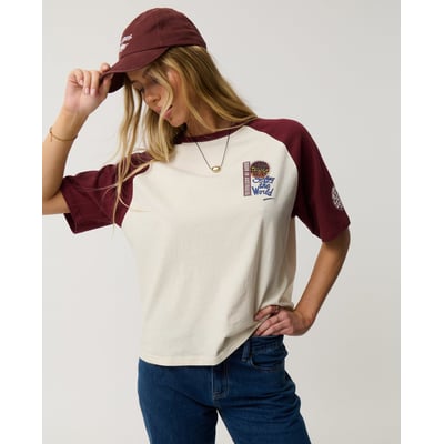 T-shirt SURF THE WORLD BOXY RIP CURL