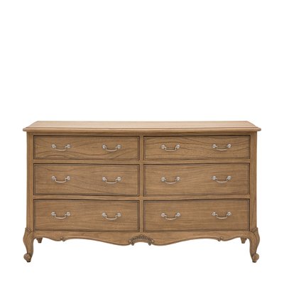 Cleo French Vintage 6 Drawer Chest SO'HOME