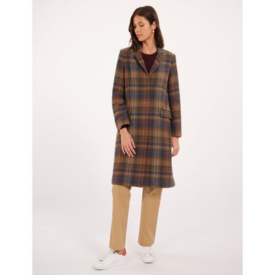 Manteau Franck kaki ?� carreaux INES DE LA FRESSANGE PARIS