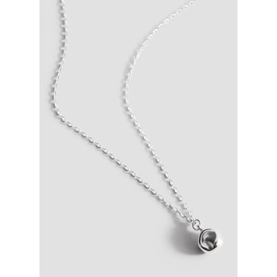 Collier pendentif sphère en acier inoxydable MANGO