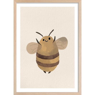 Affiche enfant l'abeille HEXOA