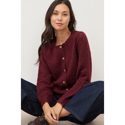Gilet manches longues col rond BONOBO