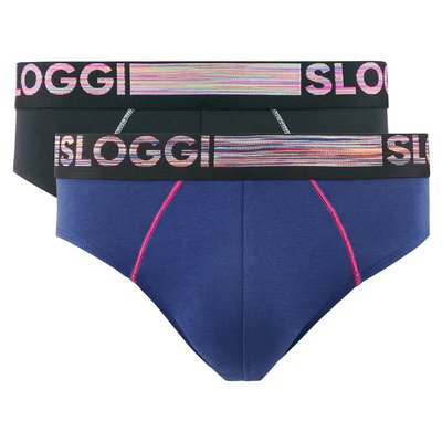 Confezione da 2 slip Go ABC Natural SLOGGI
