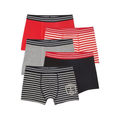Lot 5 boxers Sailor VERTBAUDET
