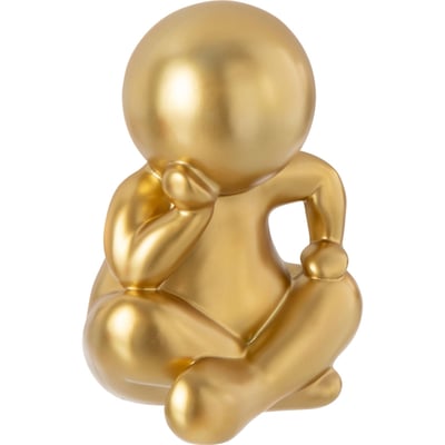 Figurine assise en résine style contemporain RECOLLECTION