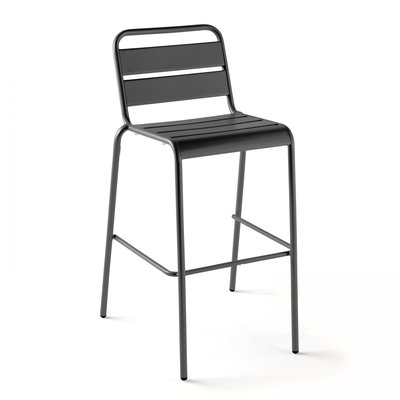 Chaise haute de jardin en métal, PALAVAS OVIALA