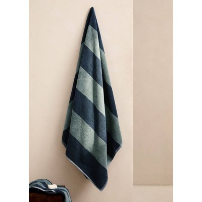 Drap de bain rayure bicolore réversible MANGO HOME