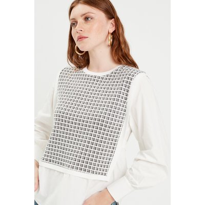 Sweat effet 2-en-1 chemise CACHE CACHE