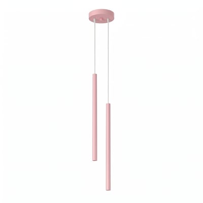 Suspension Acier Rose G9 2 PASTELO EDEN
