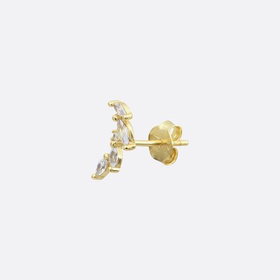 Boucles d'oreilles à l'unité Doré  AMBRE CAROLINE NAJMAN