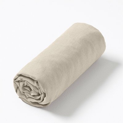 Drap-housse lin lavé, Elina pour matelas épais AM.PM