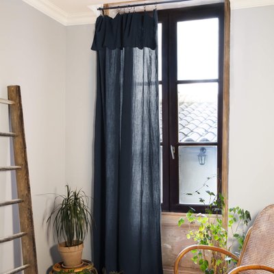 Rideau gaze de coton ajustable (lot de 2) TERRE DE NUIT
