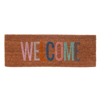 Paillasson Welcome en fibre de coco PRESENT TIME